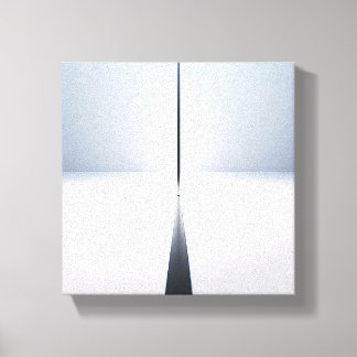 Modern Minimalist Abstract Vertical Beam - 3D キャンバスプリント