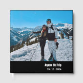 Modern Minimalist All Purpose Photo Album - Black  ゲストブック (正面)