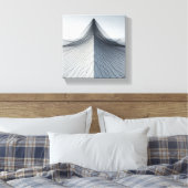 Modern Minimalist Architectural Wireframe  キャンバスプリント (インサイチュ (寝室))