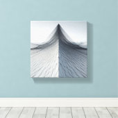 Modern Minimalist Architectural Wireframe  キャンバスプリント (インサイチュ (ウッドフロア))