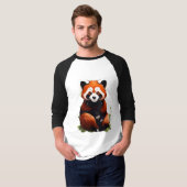 Modern Minimalist Art Mountain T-Shirt | Unique De Tシャツ (正面フル)