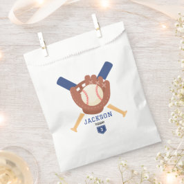 Modern Minimalist Baseball Batter Up Birthday フェイバーバッグ