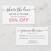 modern minimalist black and white 名刺 (正面/裏面)