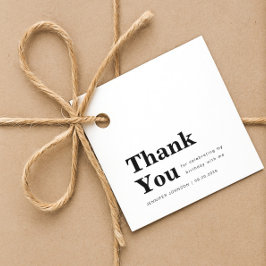 Modern Minimalist Black And White Birthday  フェイバータグ