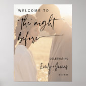 Modern Minimalist Black and White Photo Rehearsal ポスター (正面)