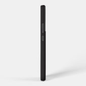 Modern Minimalist Black Executive QR Code Monogram Samsung Galaxyケース (右側面)