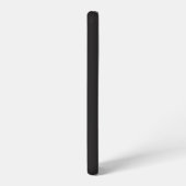 Modern Minimalist Black Executive QR Code Monogram Samsung Galaxyケース (左側面)
