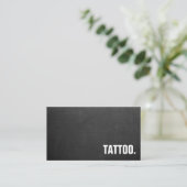 Modern Minimalist Blackboard Tattoo Professional B 名刺 (スタンド正面)