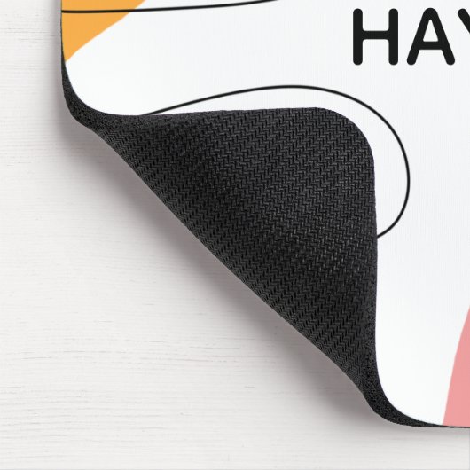 Modern Minimalist Blobs Abstract Personalised マウスパッド (コーナー)