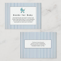 Modern & Minimalist Blue Stroller Books for Baby 