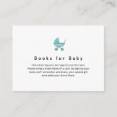 Modern & Minimalist Blue Stroller Books for Baby  エンクロージャーカード (正面)