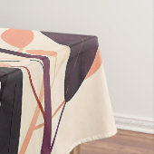 Modern Minimalist Boho Floral Botanical テーブルクロス (インサイチュ)