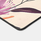Modern Minimalist Boho Floral Botanical デスクマット (コーナー)