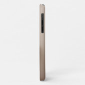 Modern Minimalist Brown Clock - Sleek Aesthetic De Case-Mate iPhoneケース (裏面/左)