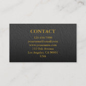 Modern Minimalist Business Card 名刺 (裏面)