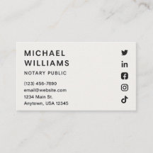 Modern Minimalist Business Card