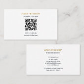 Modern Minimalist Business Card Editable Template 名刺 (正面/裏面)