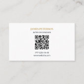 Modern Minimalist Business Card Editable Template 名刺 (正面)