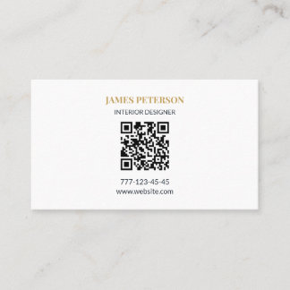 Modern Minimalist Business Card Editable Template 名刺
