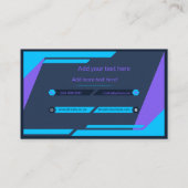 Modern Minimalist Business Card Template | プロフェッショ 名刺 (裏面)