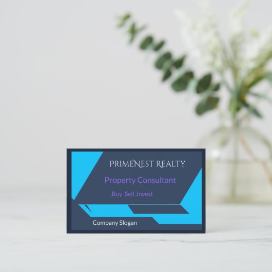 Modern Minimalist Business Card Template | プロフェッショ 名刺 (スタンド正面)
