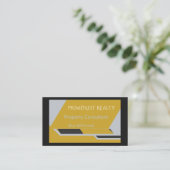 Modern Minimalist Business Card Template | プロフェッショ 名刺 (スタンド正面)