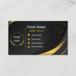 Modern Minimalist Business Card Template 名刺
