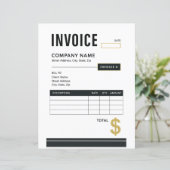 Modern Minimalist Business Invoice (スタンド正面)