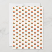 Modern Minimalist Butterfly Baby Shower 招待状 (裏面)