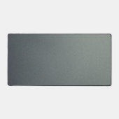 Modern Minimalist Charcoal Grey Grainy Gradient デスクマット (正面)