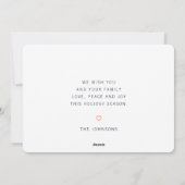 Modern Minimalist Chic Ugly Knitted Sweater シーズンカード (裏面)