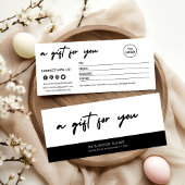 Modern Minimalist Christmas Gift Card