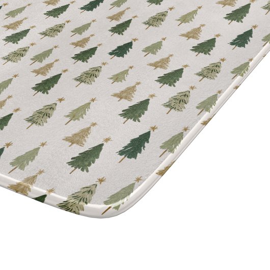 Modern Minimalist Christmas Tree Cutting Board カッティングボード (角)