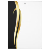 Modern Minimalist Company Blue White Business クリップボード (裏面)