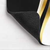 Modern Minimalist Company Blue White Business マウスパッド (コーナー)