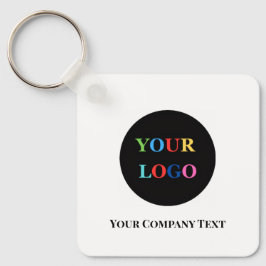 Modern Minimalist Custom Business Logo キーホルダー