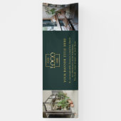 Modern Minimalist Custom Business Logo  横断幕 (縦)