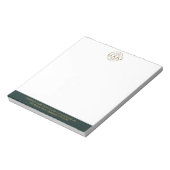 Modern Minimalist Custom Business Logo Branding ノートパッド (回転)