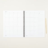 Modern Minimalist | Custom Corporate Logo Planner プランナー手帳 (月ページ)