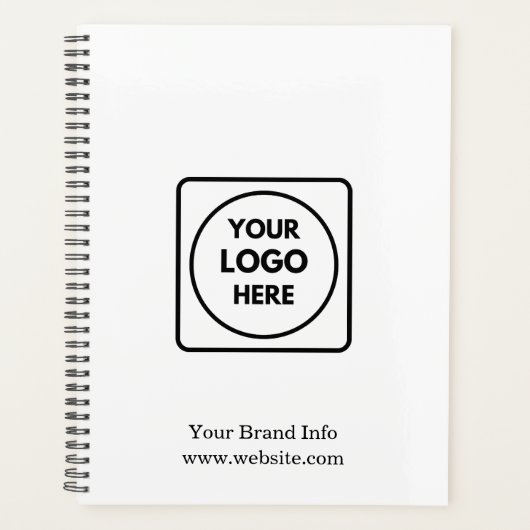 Modern Minimalist | Custom Corporate Logo Planner プランナー手帳 (正面)