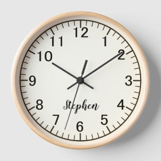 Modern Minimalist Custom Wall Clock 壁時計