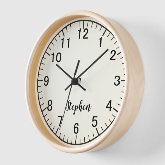 Modern Minimalist Custom Wall Clock 壁時計 (傾斜)
