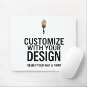  Modern Minimalist Customizable 9.25x7.75" マウスパッド (マウス)