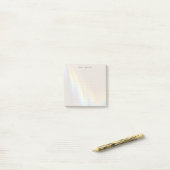 Modern Minimalist Dot Grid Personalized Name ポストイット (デスク上)