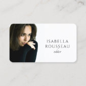 Modern Minimalist Editor 名刺 (正面)