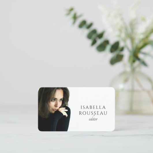 Modern Minimalist Editor 名刺 (スタンド正面)