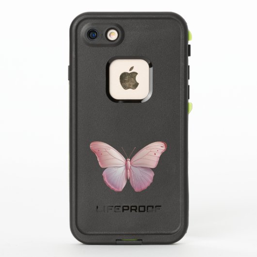 Modern minimalist elegant Butterfly Art  LifeProof iPhoneケース (裏面)