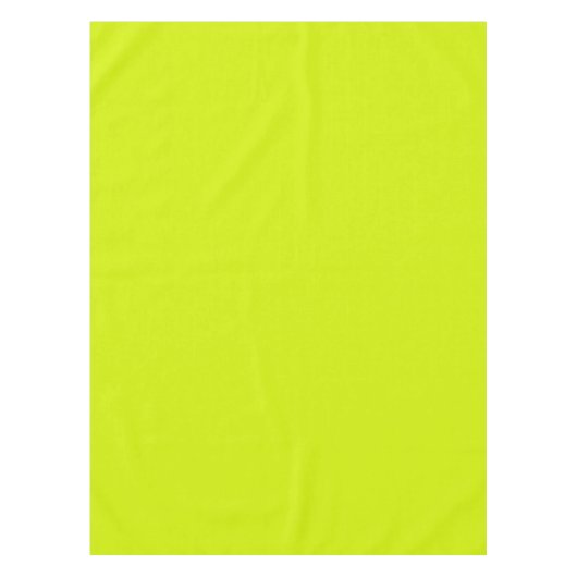 Modern Minimalist Elegant Chartreuse Yellow  テーブルクロス (正面)