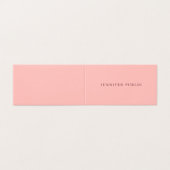 Modern Minimalist Elegant Create Your Own 名刺 (外部フラット)