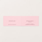 Modern Minimalist Elegant Create Your Own 名刺 (内部フラット)